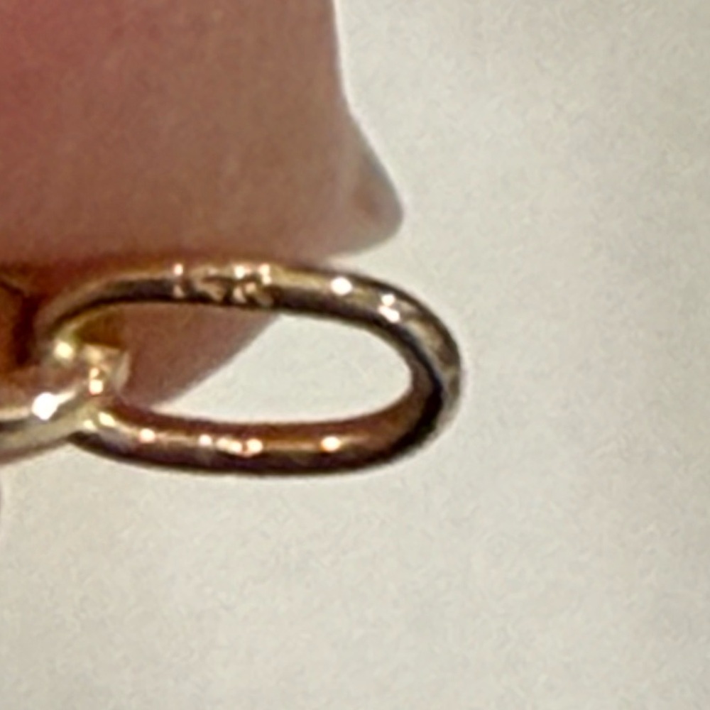 Diamond and paperclip tennis bracelet - Picture 11 of 14